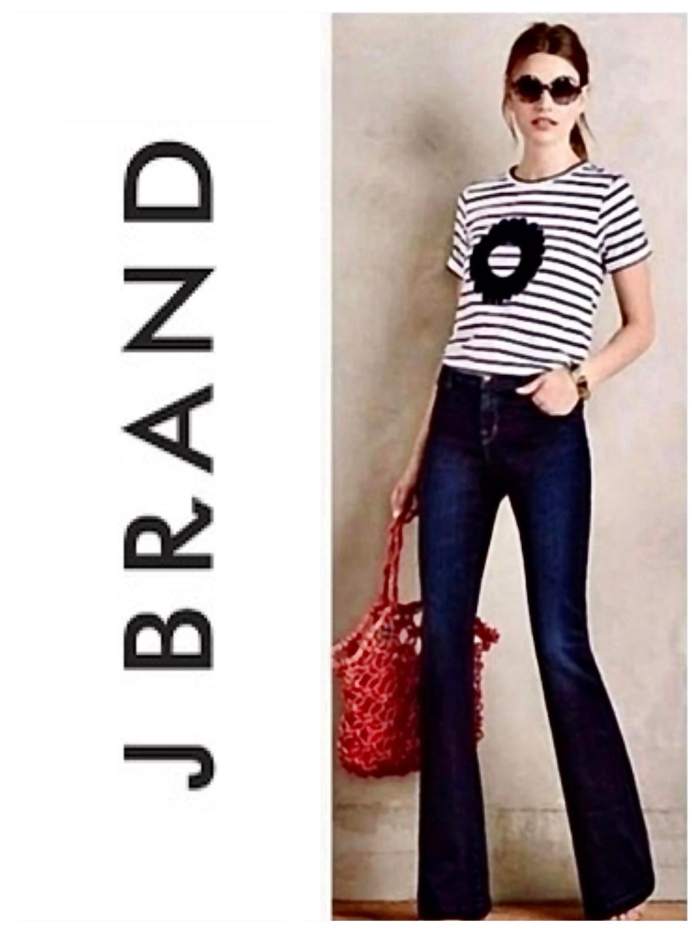J Brand Low-Rise Bootcut Jeans